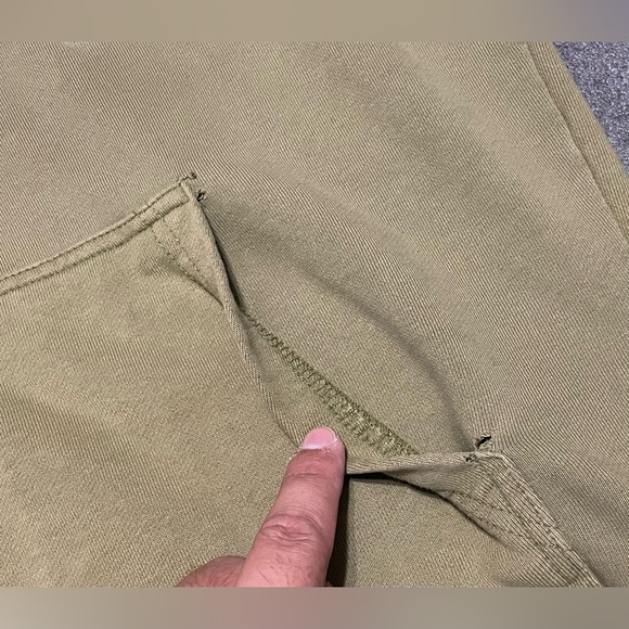 Runtz Worldwide Olive Orange Sweatsuit Hoodie Pants 420 Smoke Wear Men Sz Medium - Picture 5 of 16